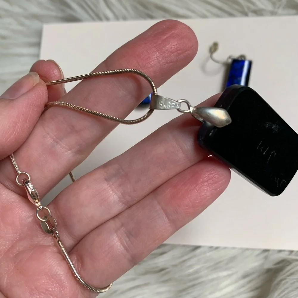 Elegant Blue Jewelry Set - Picture 10 of 14